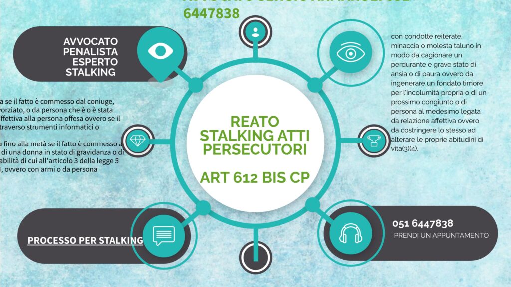 avvocato stalking Bologna
