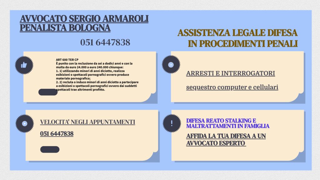 reato pedopornografia