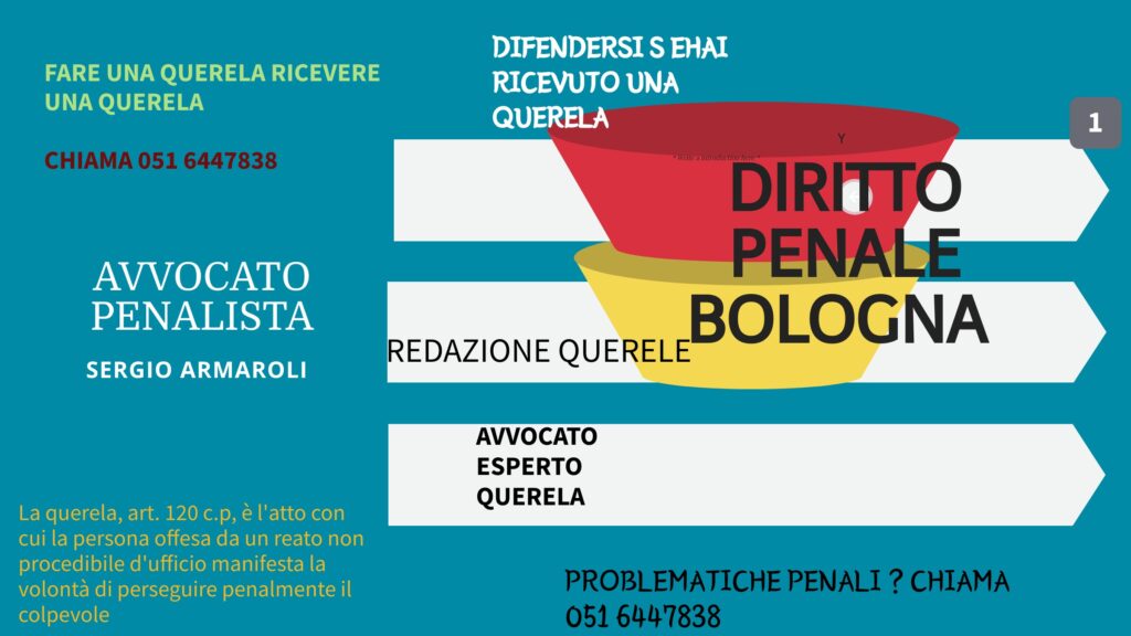 denunce querela bologna