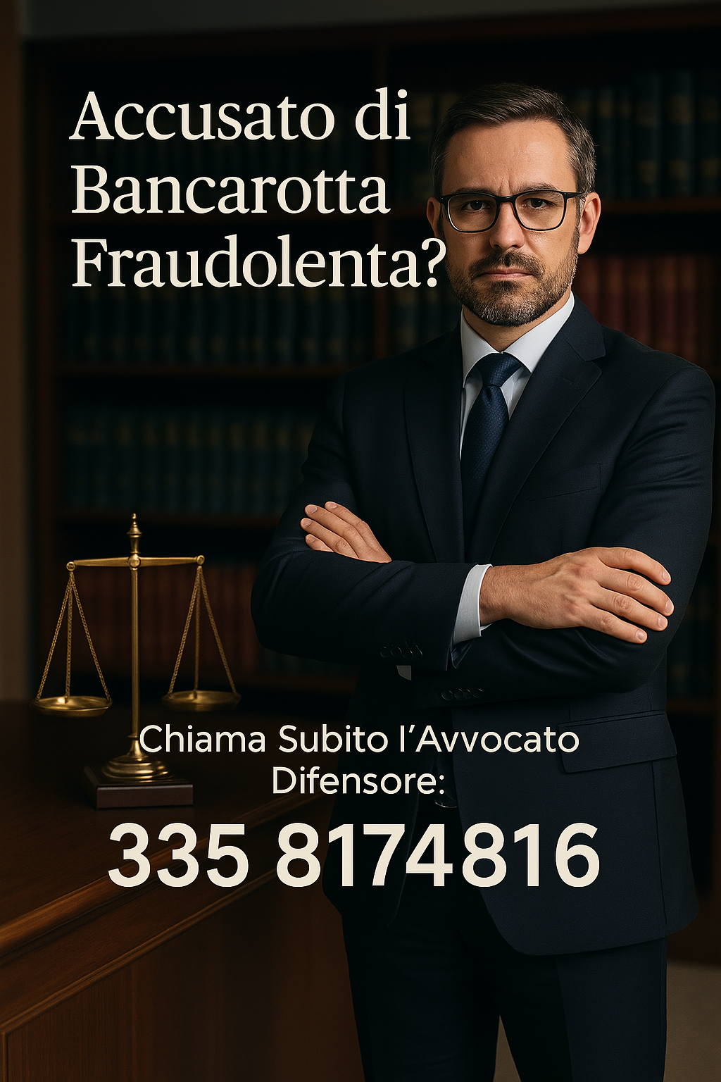 Avvocato bancarotta fraudolenta: difesa penale per imputati – Studio Sergio ArmaroliTi accusano di bancarotta fraudolenta? Rivolgiti all’avvocato Sergio Armaroli: esperienza, strategia e difesa su misura a Bologna, Ravenna, Rimini, Vicenza, Modena, Crema, Cremona e Mantova